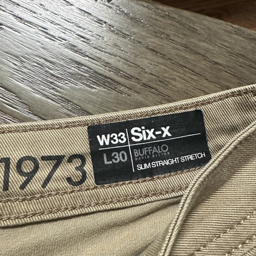 Men’s Buffalo khaki jeans